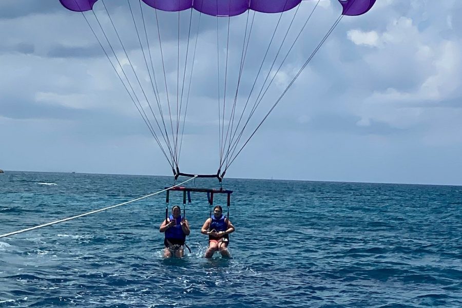 Parasailing Over Paradise Island